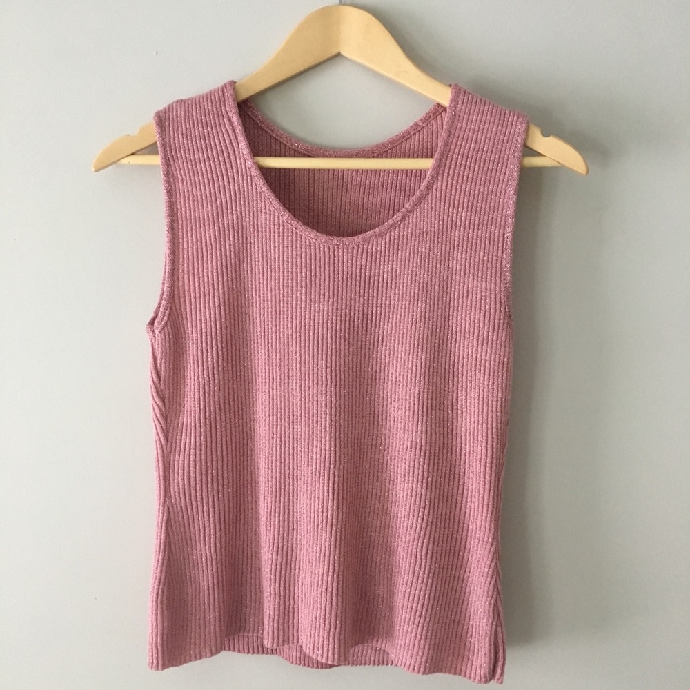Vintage Pink Sleeveless Top